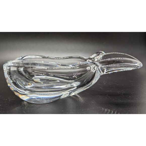 Art Vannes France Crystal Pear Ashtray, Trinket/Candy Dish, Paperweight *READ!* - Picture 2 of 14